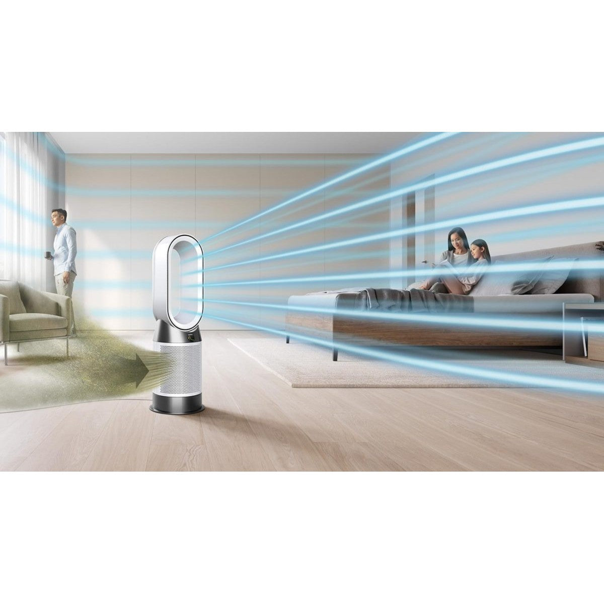 Dyson Purifier Hot+Cool Gen 1 HP10 Fan Heater, White - Medaid