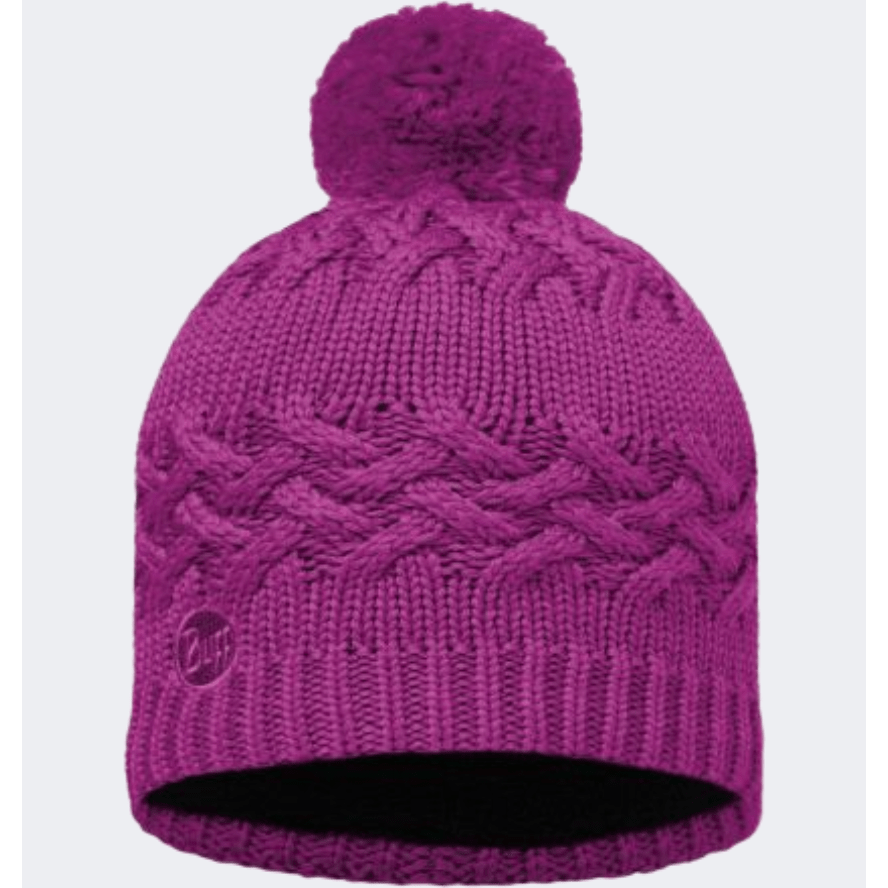 Buff Knitted And Polar Women Lifestyle Beanie Grape - Medaid International