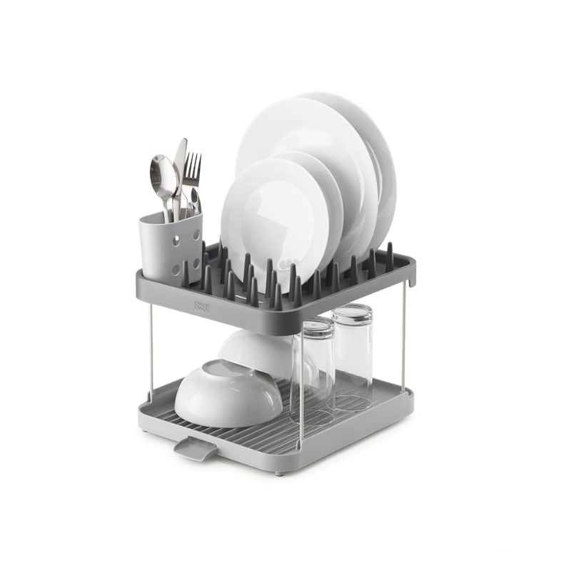 Joseph Joseph Duo 2-Tier Dish Rack - Grey - Medaid