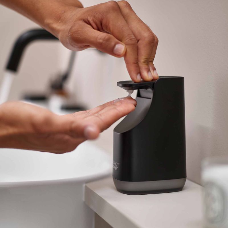 Joseph Joseph Slim™ Compact Matt Black Soap Pump - Medaid