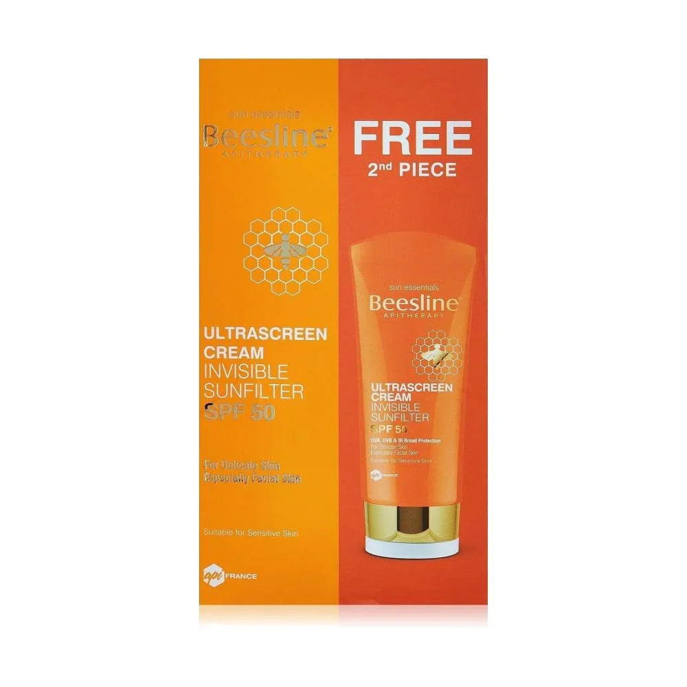 Ultrascreen Cream Invisible Sunfilter SPF50 Pack of 2 - Medaid International