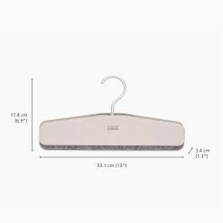 Joseph Joseph Orderly™ Easy-grip Set of 2 Ecru Skirt & Trouser Hangers - Medaid