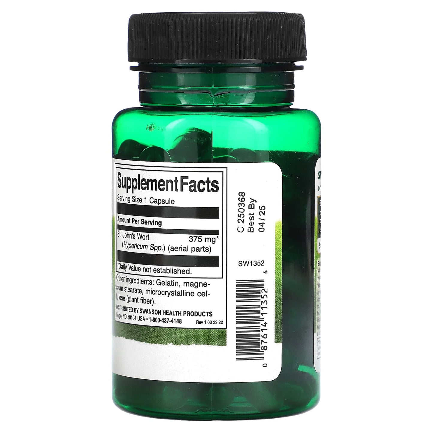 Swanson, Full Spectrum St. John's Wort, 375 mg, 60 Capsules - Medaid