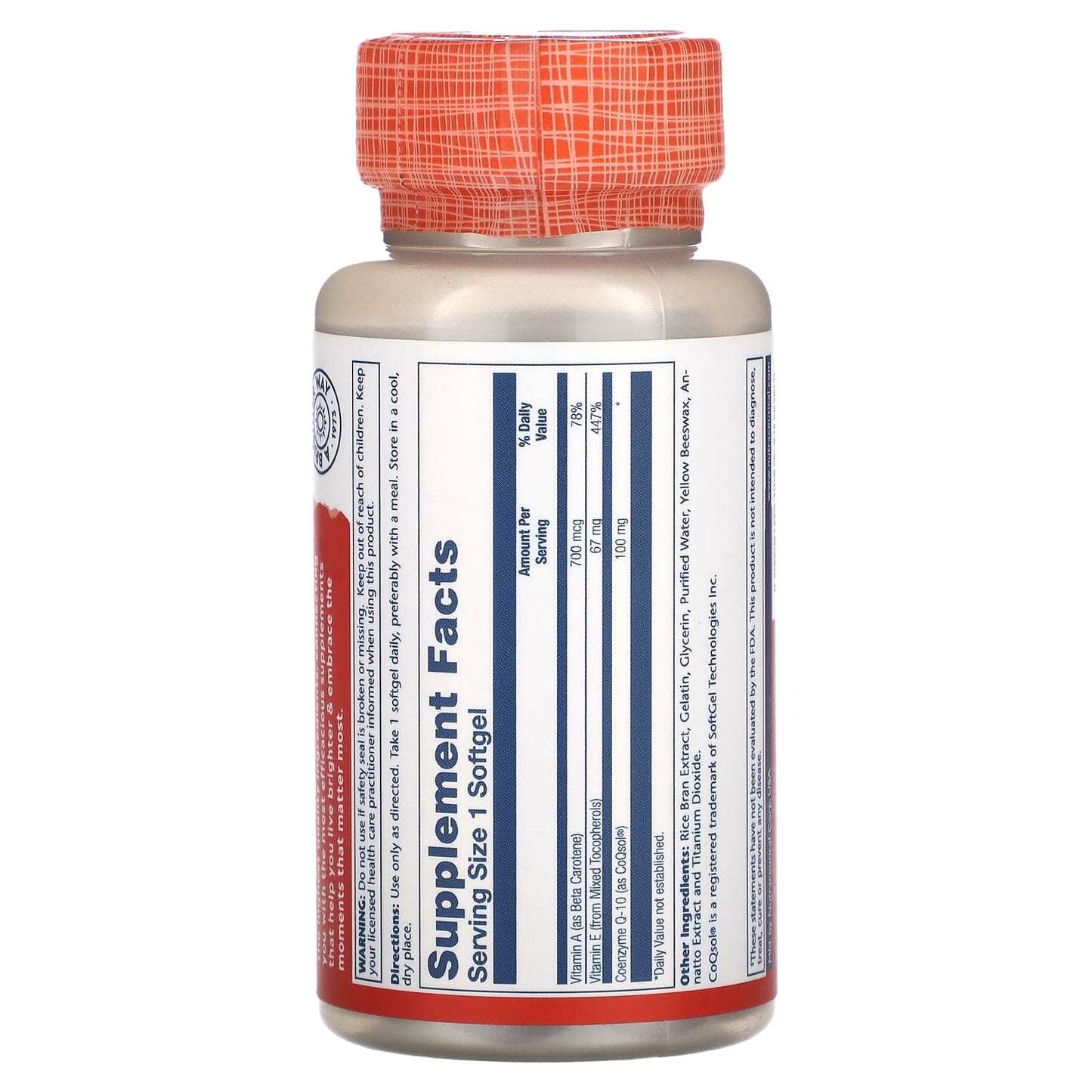 Solaray, Bio COQ-10, 100 mg, 30 Softgels - Medaid