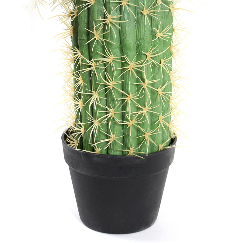 140 CM, Artificial Cactus Plant, Faux Fake Cactus Artificial Potted Plant Pot for Home, Office, Indoor and Outdoor Decoration - Medaid