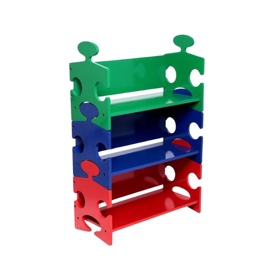 KidKraft Puzzle Bookshelf - Primary Colors - Medaid International