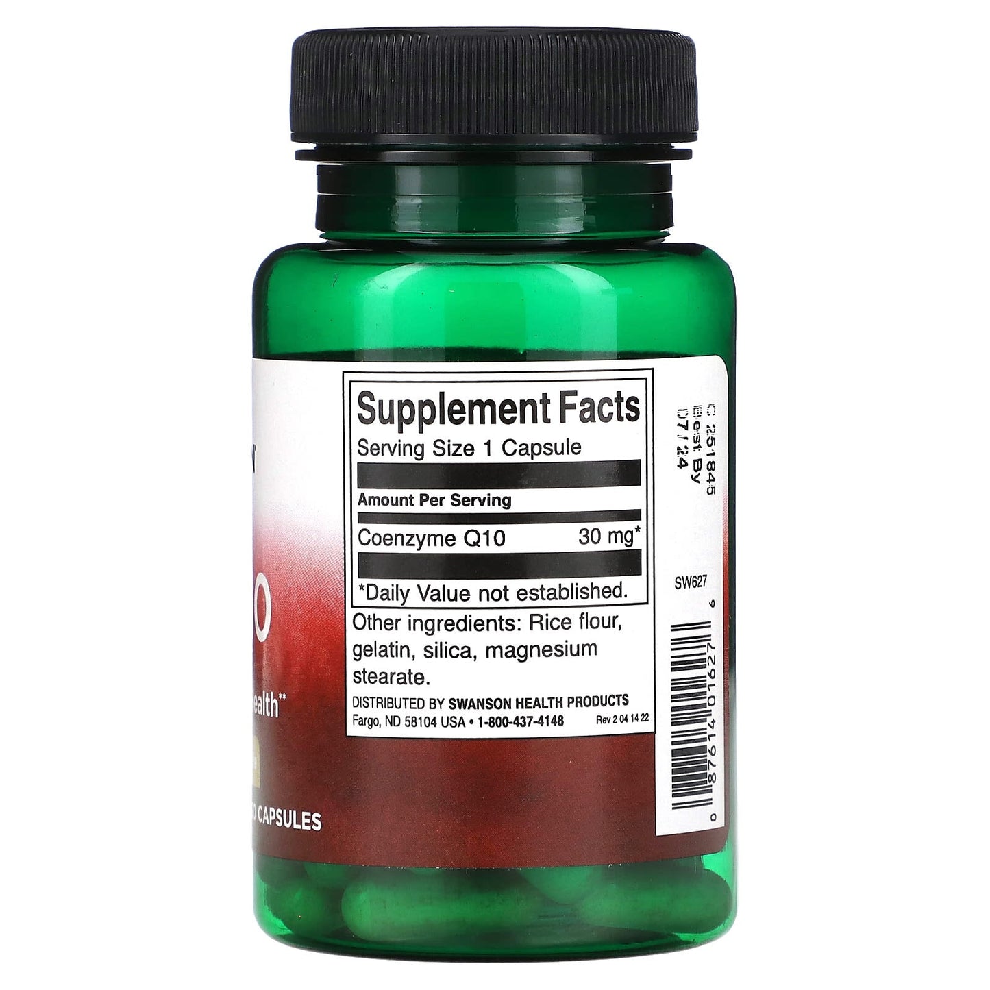 Swanson, CoQ10, 30 mg, 60 Capsules - Medaid