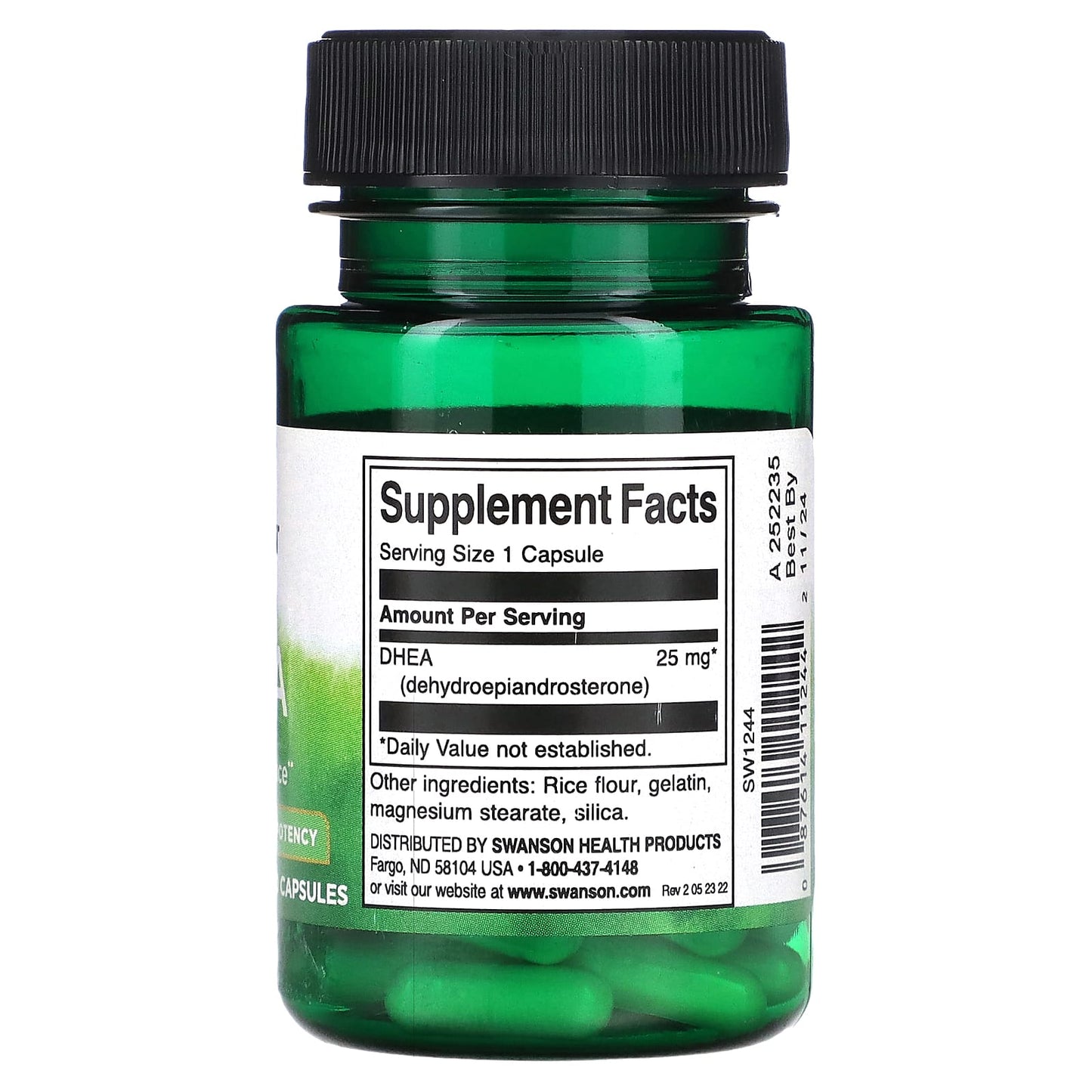 Swanson, DHEA, High Potency, 25 mg , 30 Capsules - Medaid