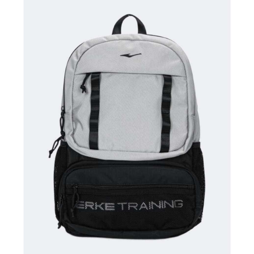 Erke Unisex Lifestyle Backpack Bag Light Grey/Black - Medaid International