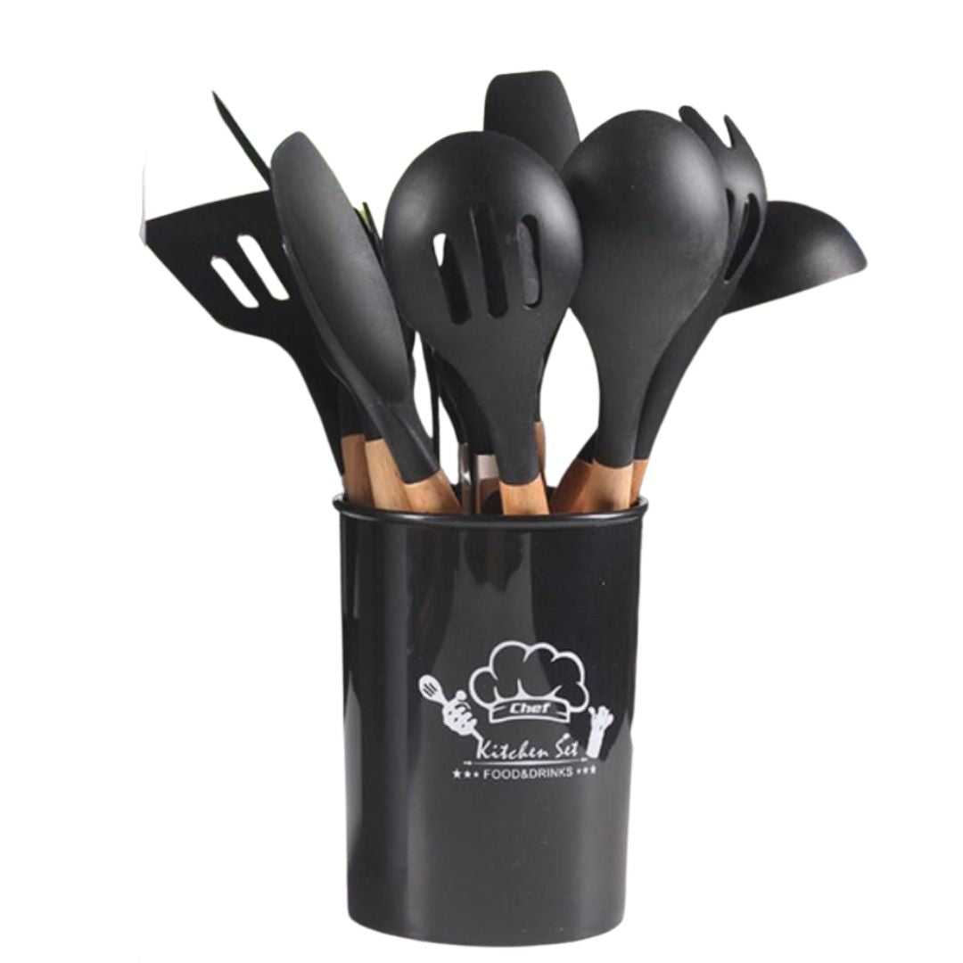 12pcs Silicone Cooking Utensil - Medaid