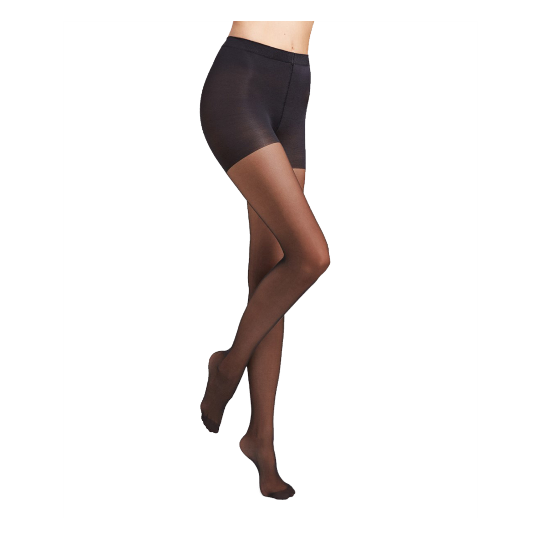 Wolford Individual 10 Control Top Black Tights - Medaid