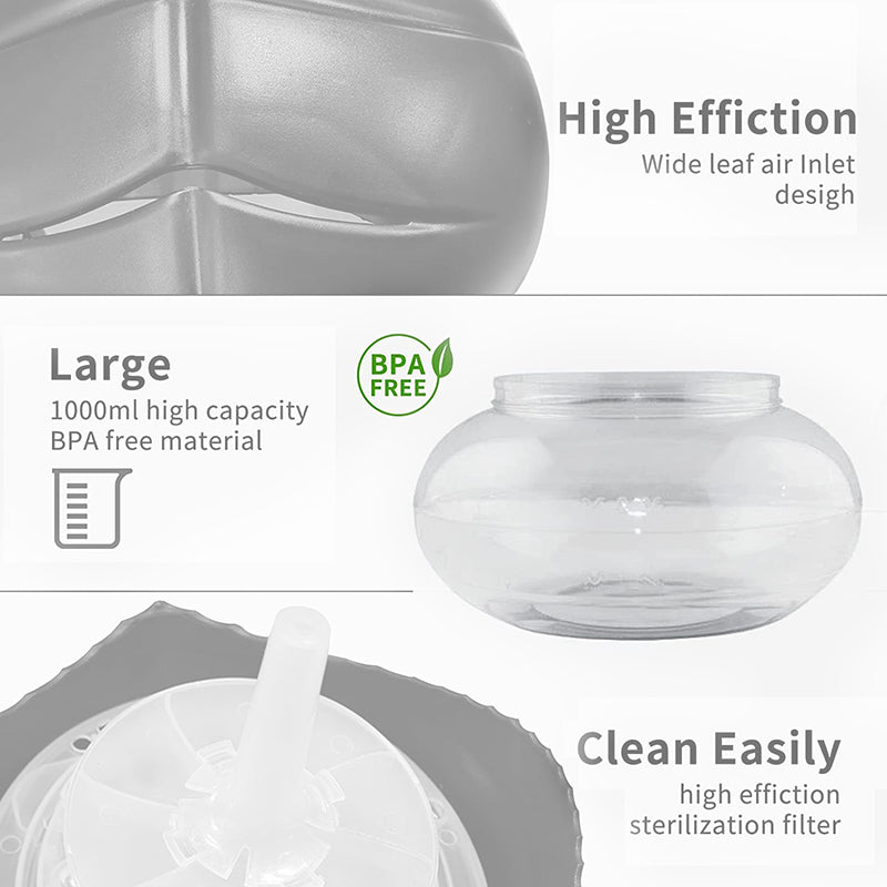 1800 ML, Leaf Shaped Electrical Air Refresher Air Revitalizer Air Purifier Air Humidifier - Medaid