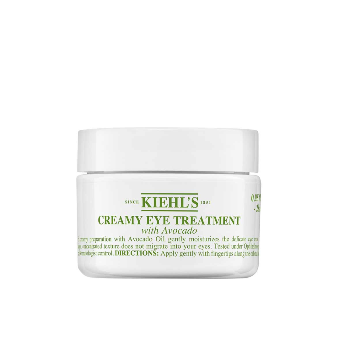 Kiehl's Avocado Eye Treatment, Nourishing and Hydrating Eye Cream, Avocado Oil and Caffeine to Energize and Invigorate Skin, Tired Eyes, 99% Naturally Derived Formula - 0.5 fl oz - Medaid