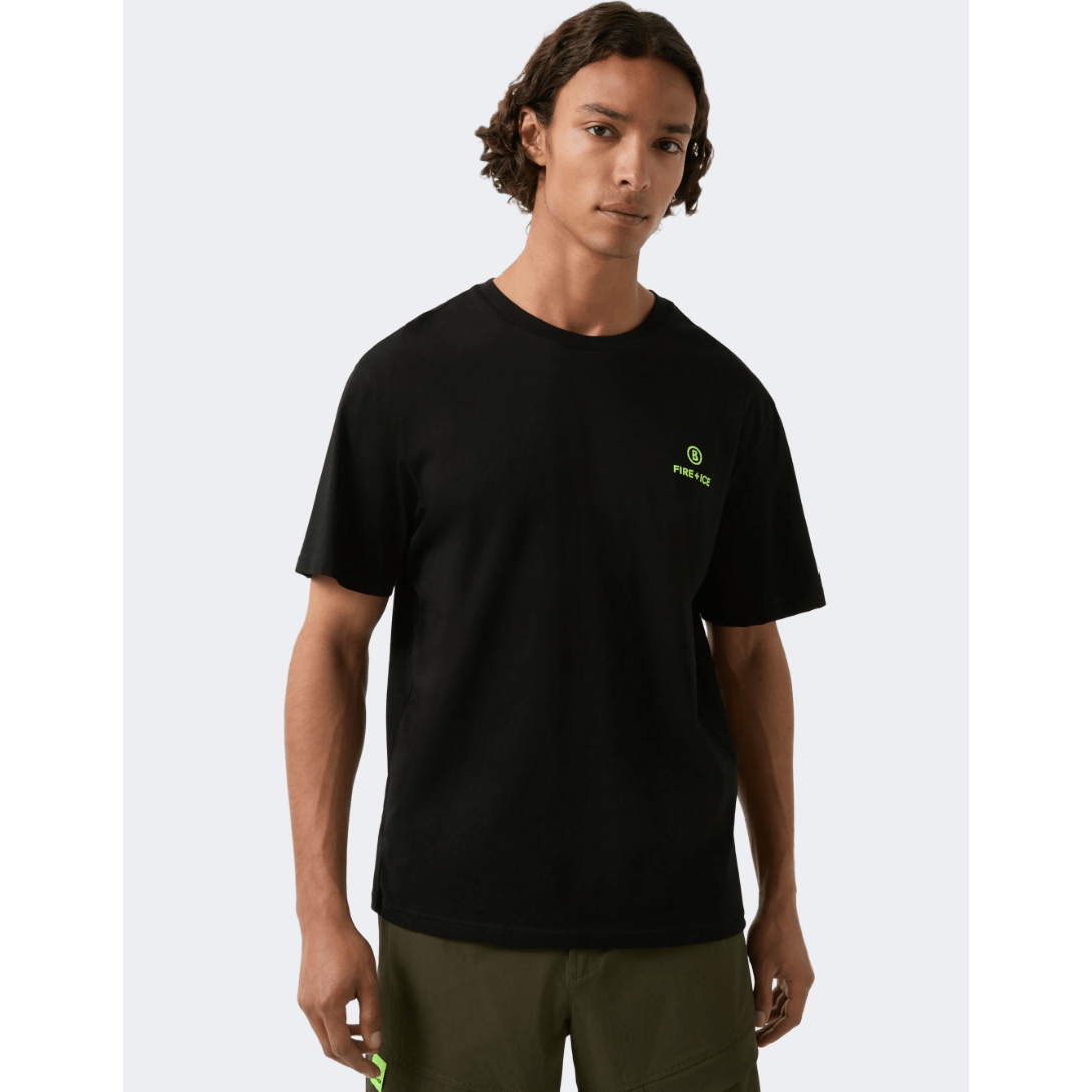 Fire And Ice Mick3 Men Lifestyle T-Shirt Black - Medaid