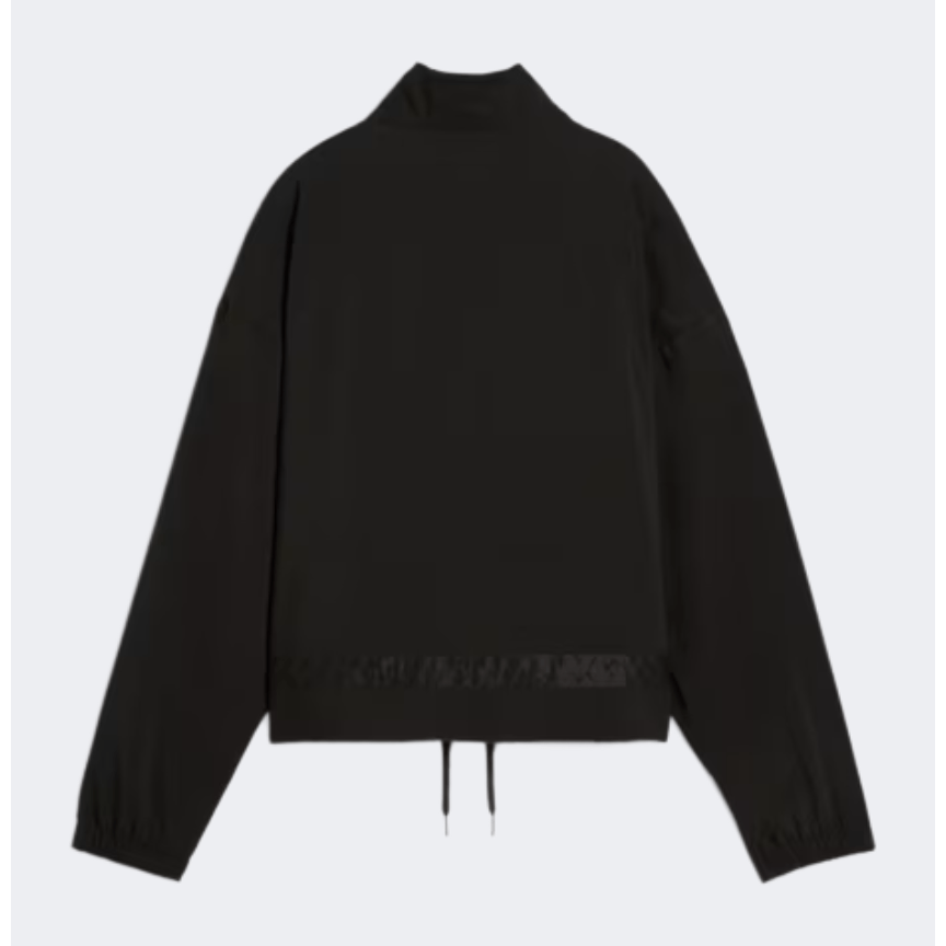 Puma Lace Woven Women Training Jacket Black - Medaid