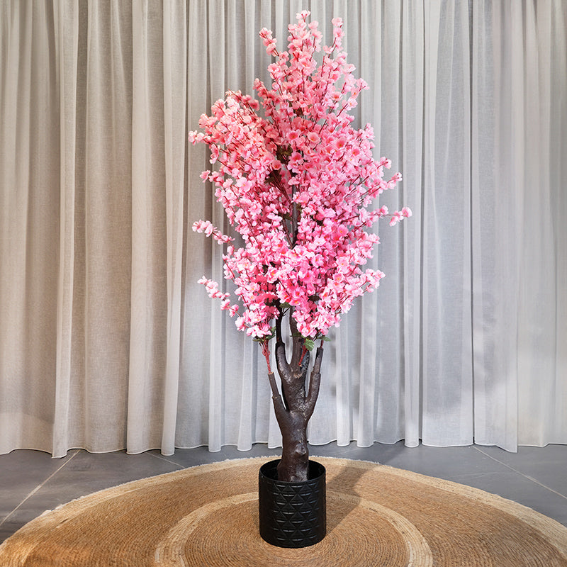 2 M, Artificial Pink Cherry Blossom Tree for Home Décor, Wedding Event, Party, Restaurant, Indoor, Outdoor - Medaid
