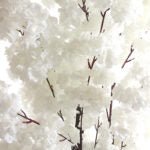 2 M, Artificial White Cherry Blossom Tree for Home Décor, Wedding Event, Party, Restaurant, Indoor, Outdoor - Medaid