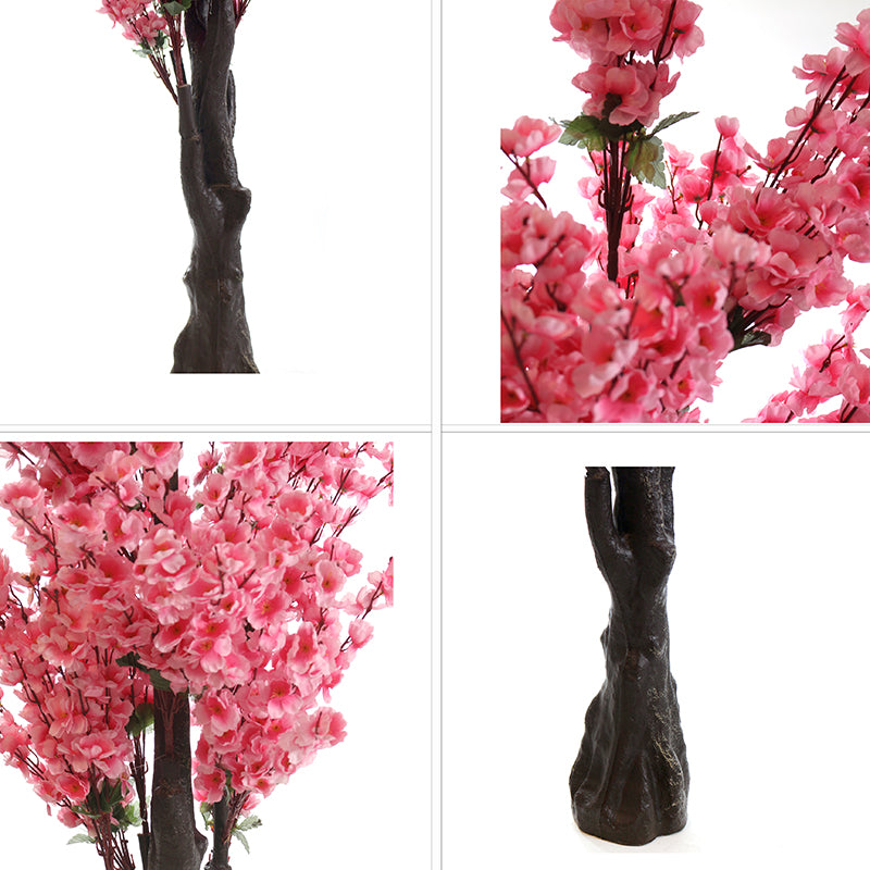 2 M, Artificial Pink Cherry Blossom Tree for Home Décor, Wedding Event, Party, Restaurant, Indoor, Outdoor - Medaid