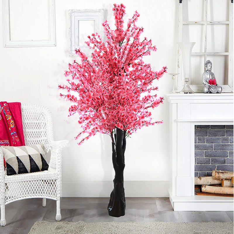 2 M, Artificial Pink Cherry Blossom Tree for Home Décor, Wedding Event, Party, Restaurant, Indoor, Outdoor - Medaid