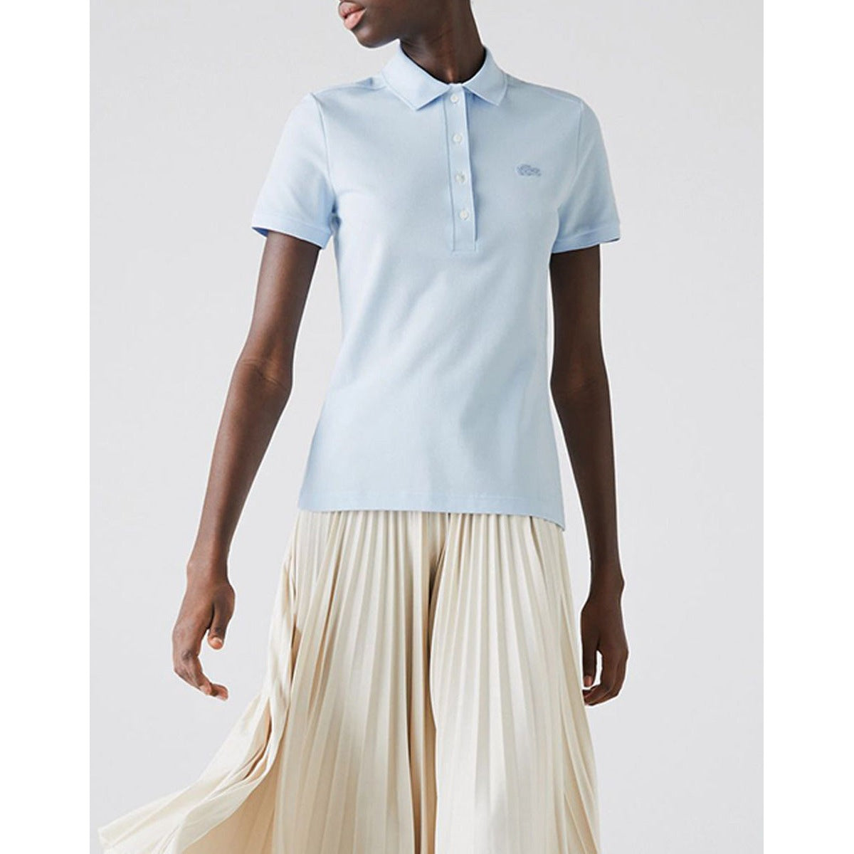 L.12.D Slim Fit Stretch Mini Pique Polo Shirt - PF5462 - Medaid International