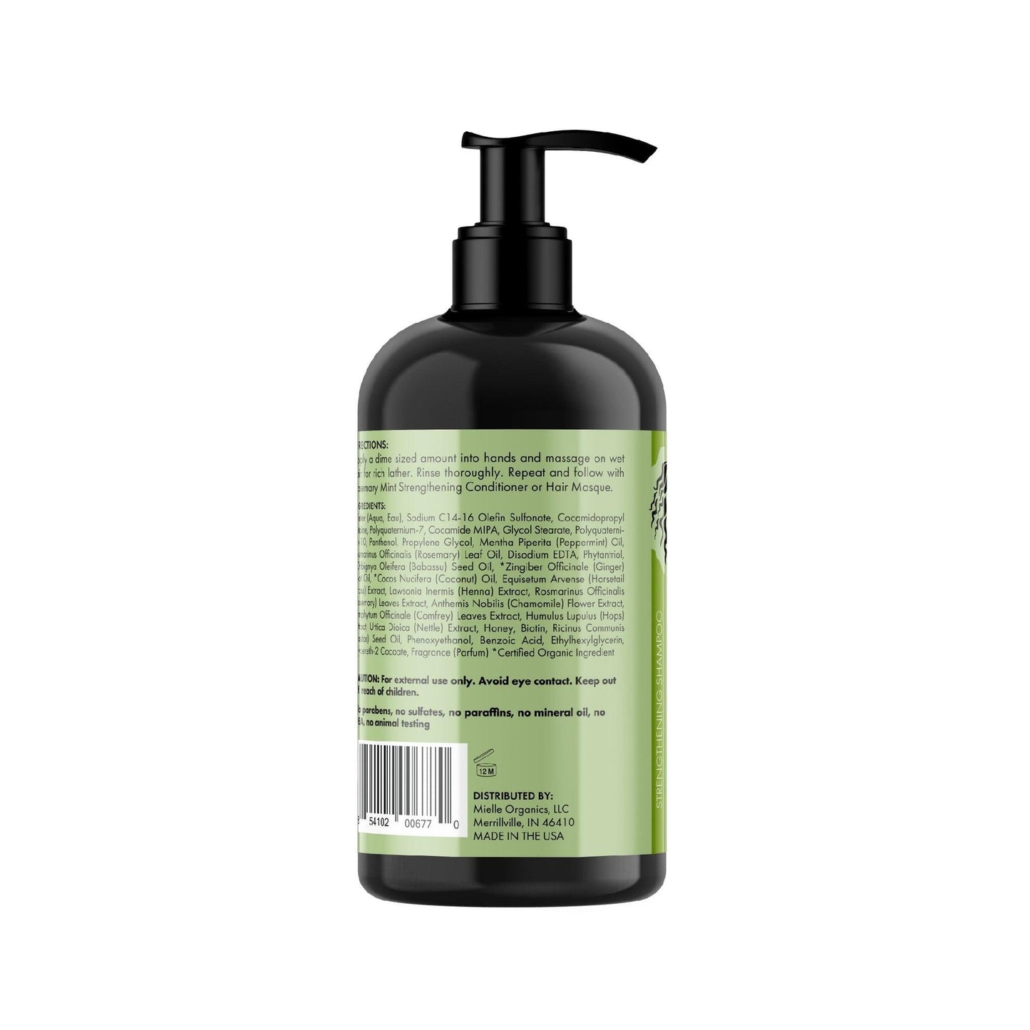 Mielle Rosemary Mint Strengthening Shampoo (355 Ml) - Medaid