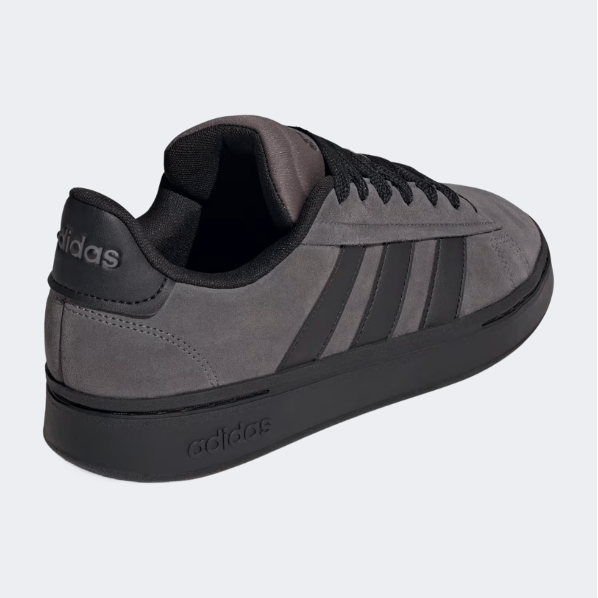 Adidas Grand Court Alpha 0 Men Sportswear Shoes Charcoal/Black - Medaid