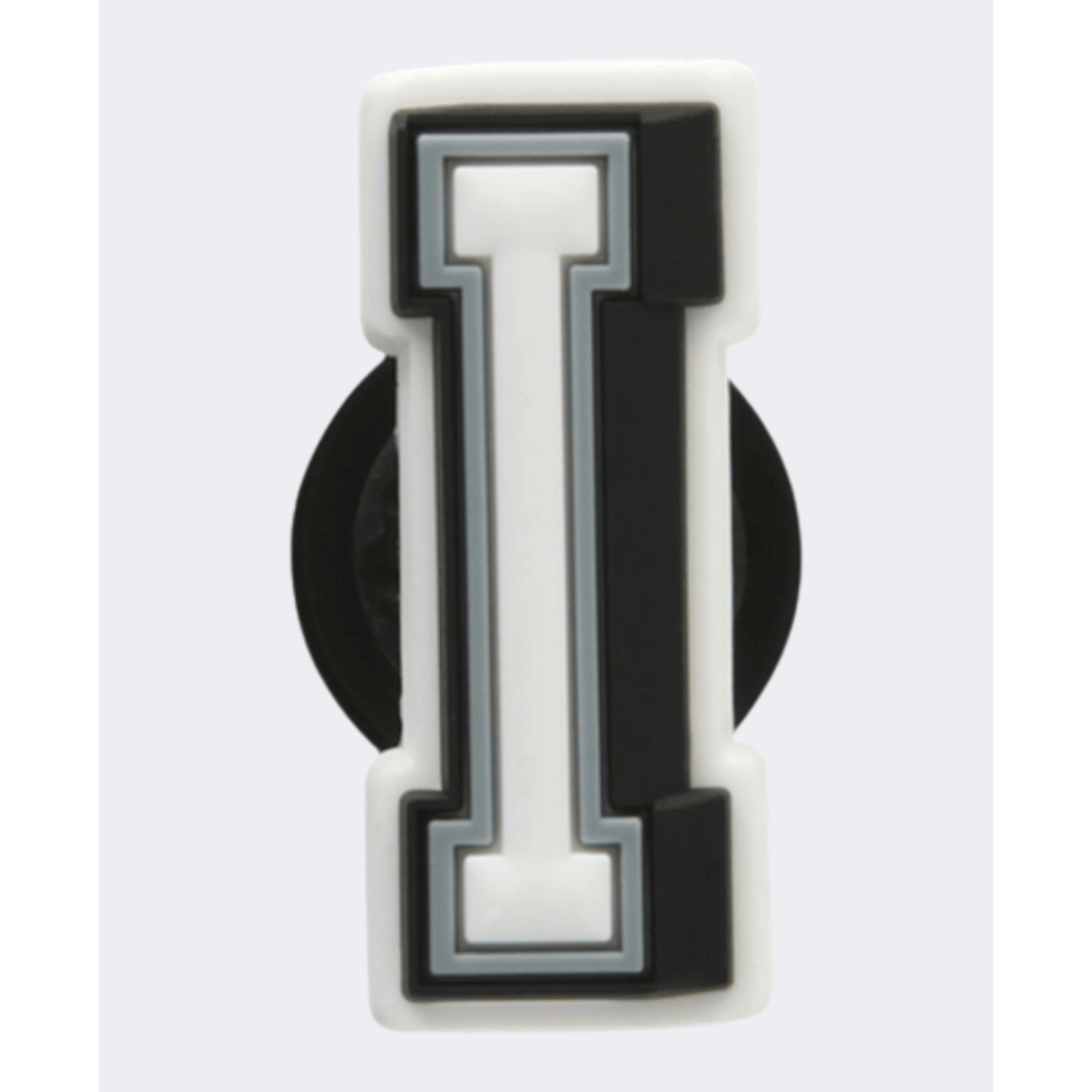 Crocs Letter I Unisex Lifestyle Pins White/Black/Grey - Medaid International