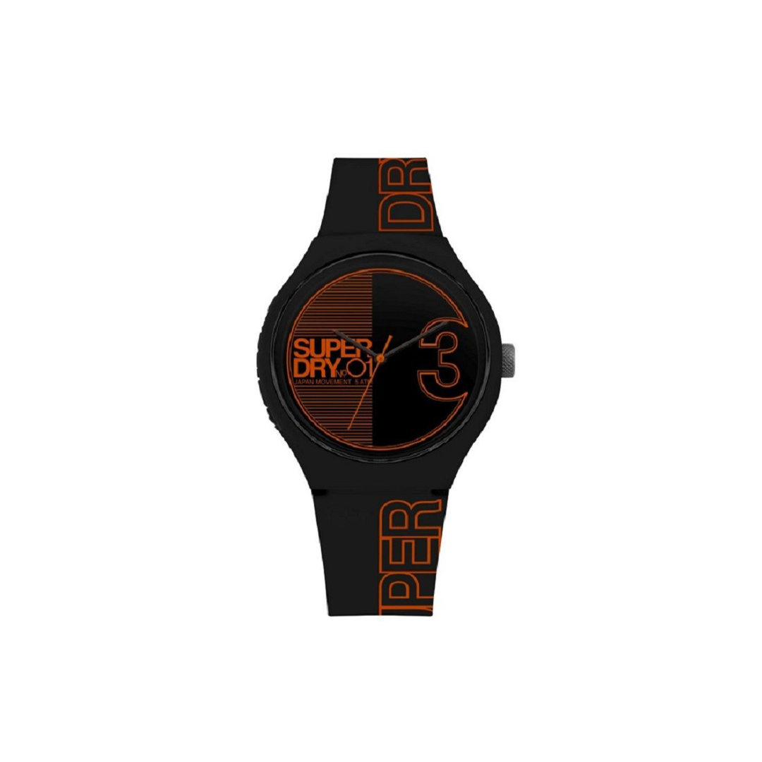 Superdry Urban Xl Fusion Black/Orange Watch - Medaid