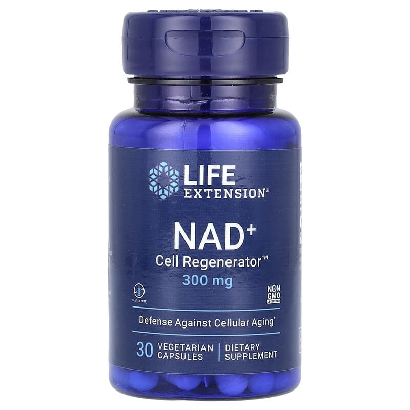 Life Extension, NAD+ Cell Regenerator, 300 mg, 30 Vegetarian Capsules - Medaid