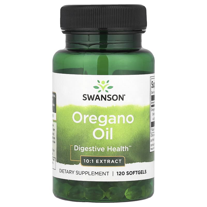 Swanson, Oregano Oil, 150 mg, 120 Softgels - Medaid