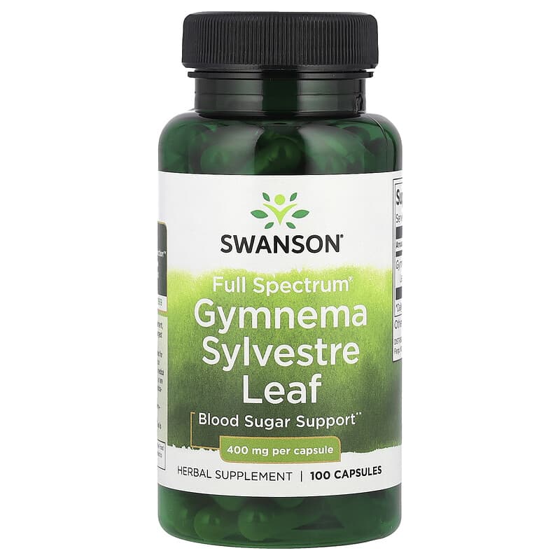 Swanson, Gymnema Sylvestre, 400 mg, 100 Capsules - Medaid