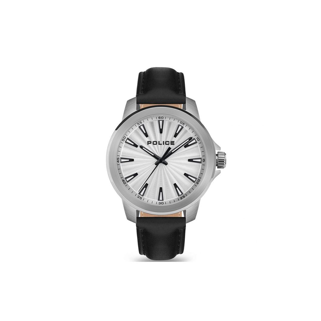 Police Mensor Stainless Steel Leather Watch PEWJA2207801 - Medaid