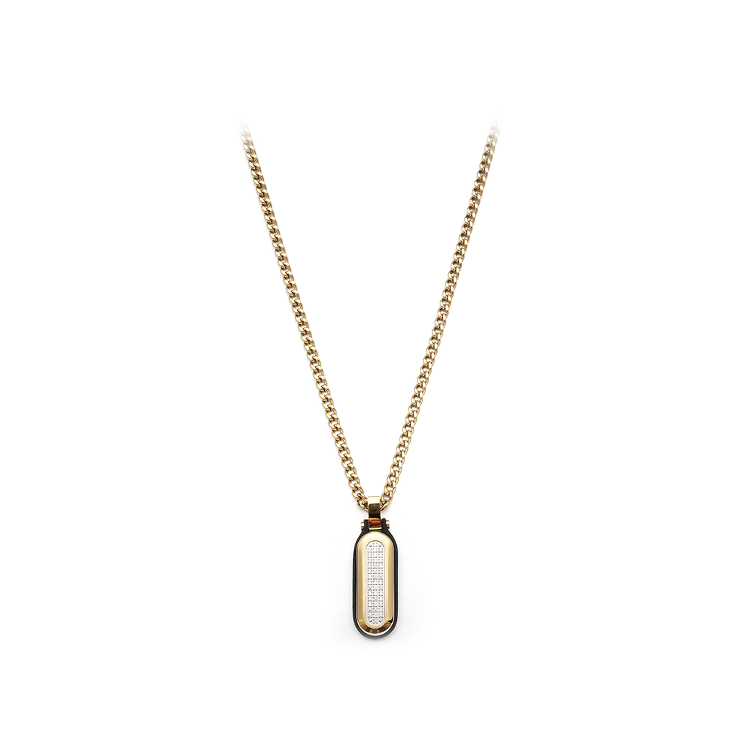Polo Exchange ACC.PX-2210035, Necklace Stainless Gold - Medaid