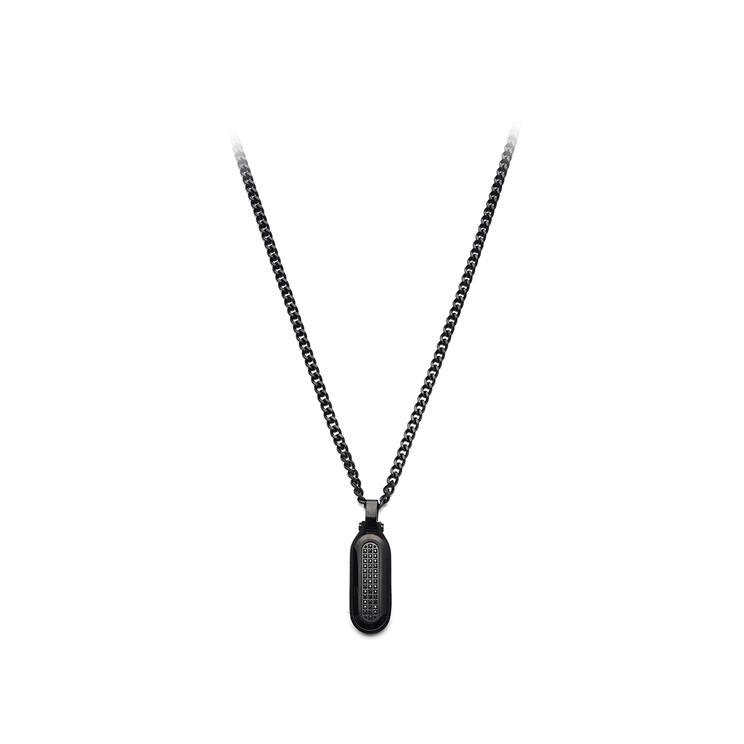 Polo Exchange ACC.PX-2210036, Necklace Stainless Black - Medaid