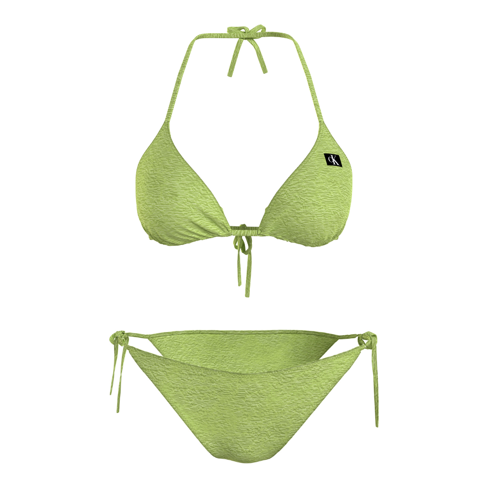 Calvin Klein green swimwear Triangle Side Tie - Medaid International