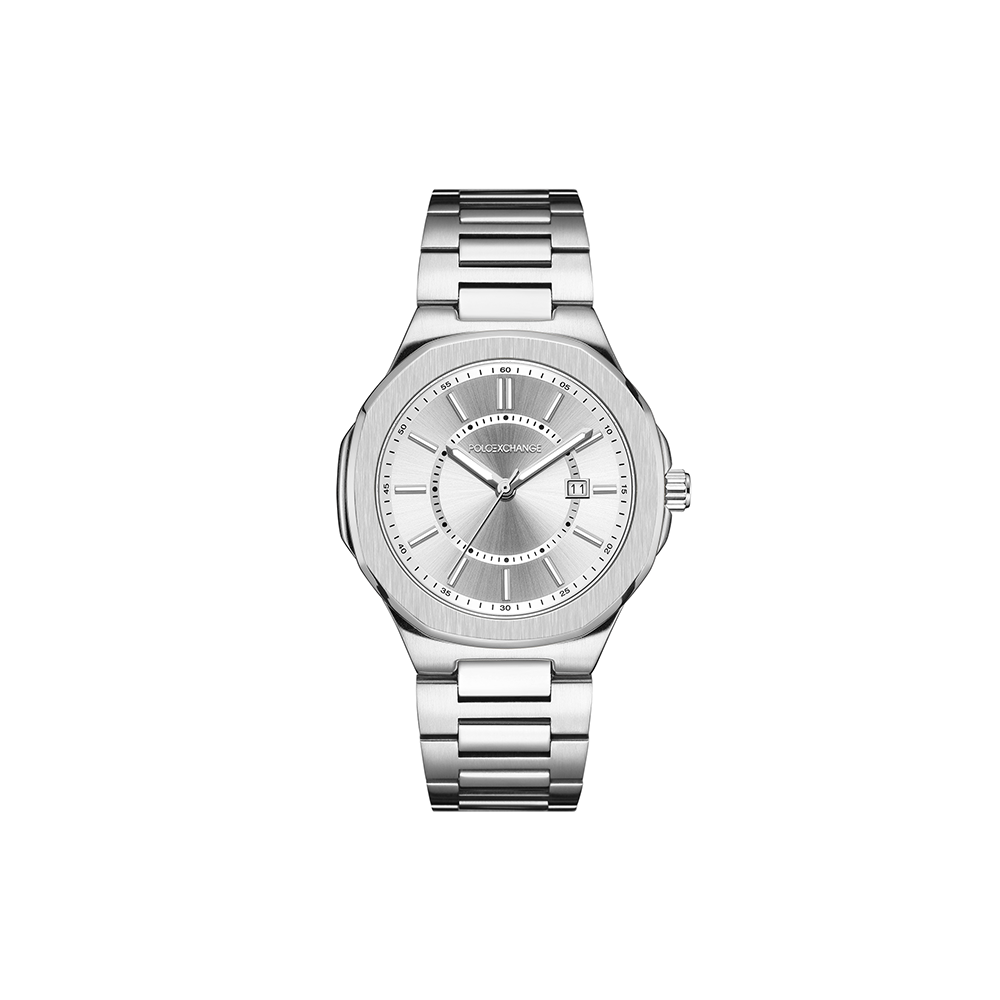 Polo Exchange Silver Watch For Him PXW455-03 - Medaid