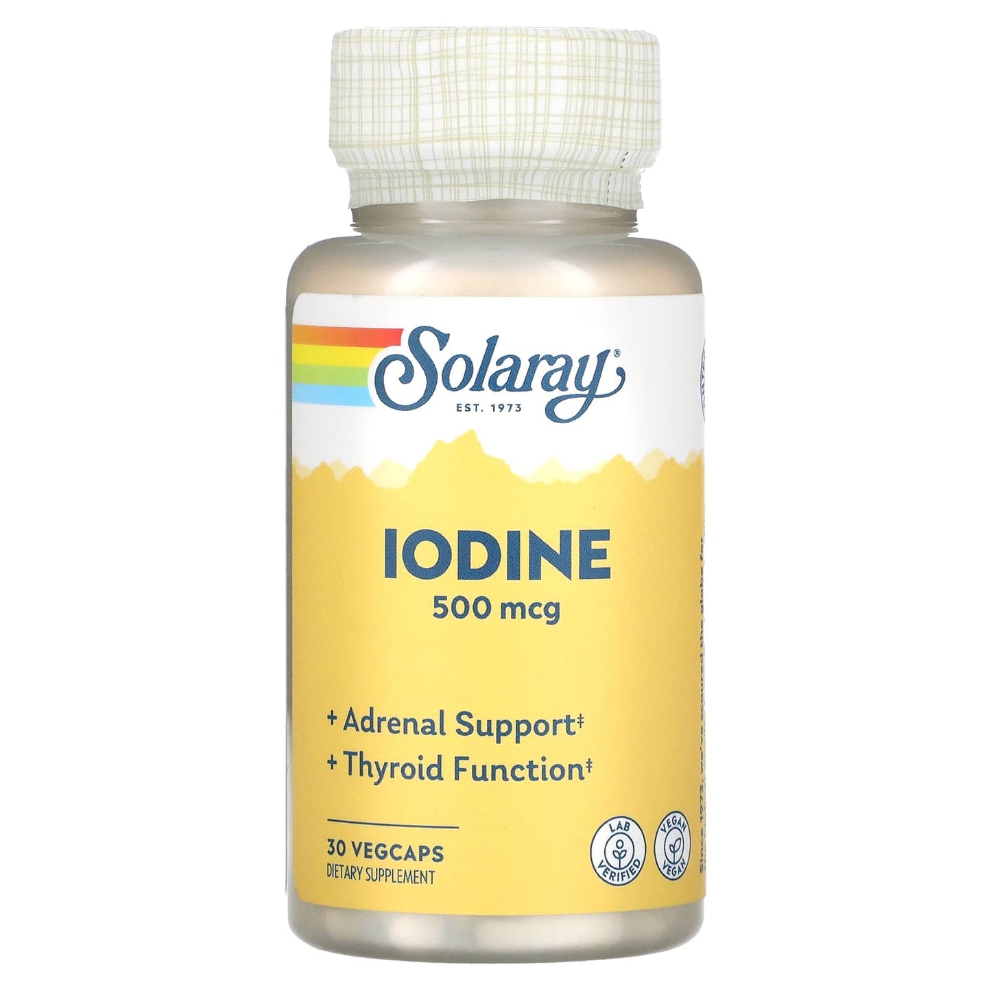 Solaray, Iodine, 500 mcg, 30 VegCaps - Medaid