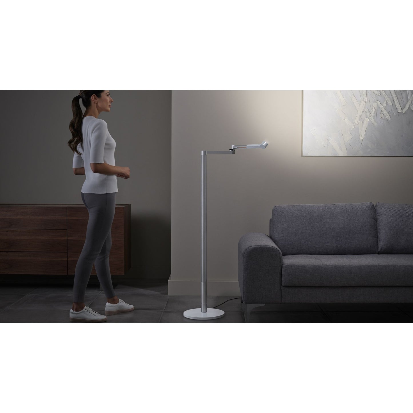 Dyson Solarcycle Morph™ floor light CF06 (White/Silver) - Medaid