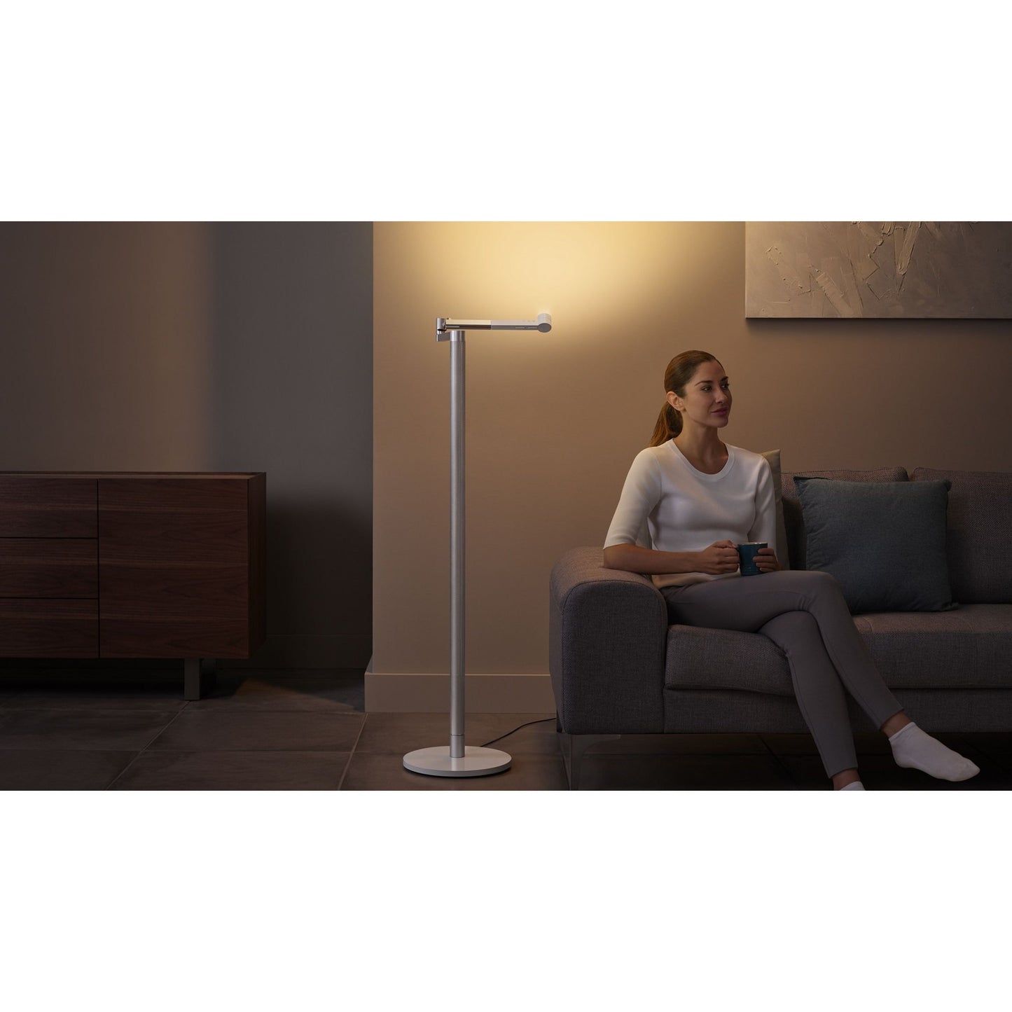 Dyson Solarcycle Morph™ floor light CF06 (White/Silver) - Medaid