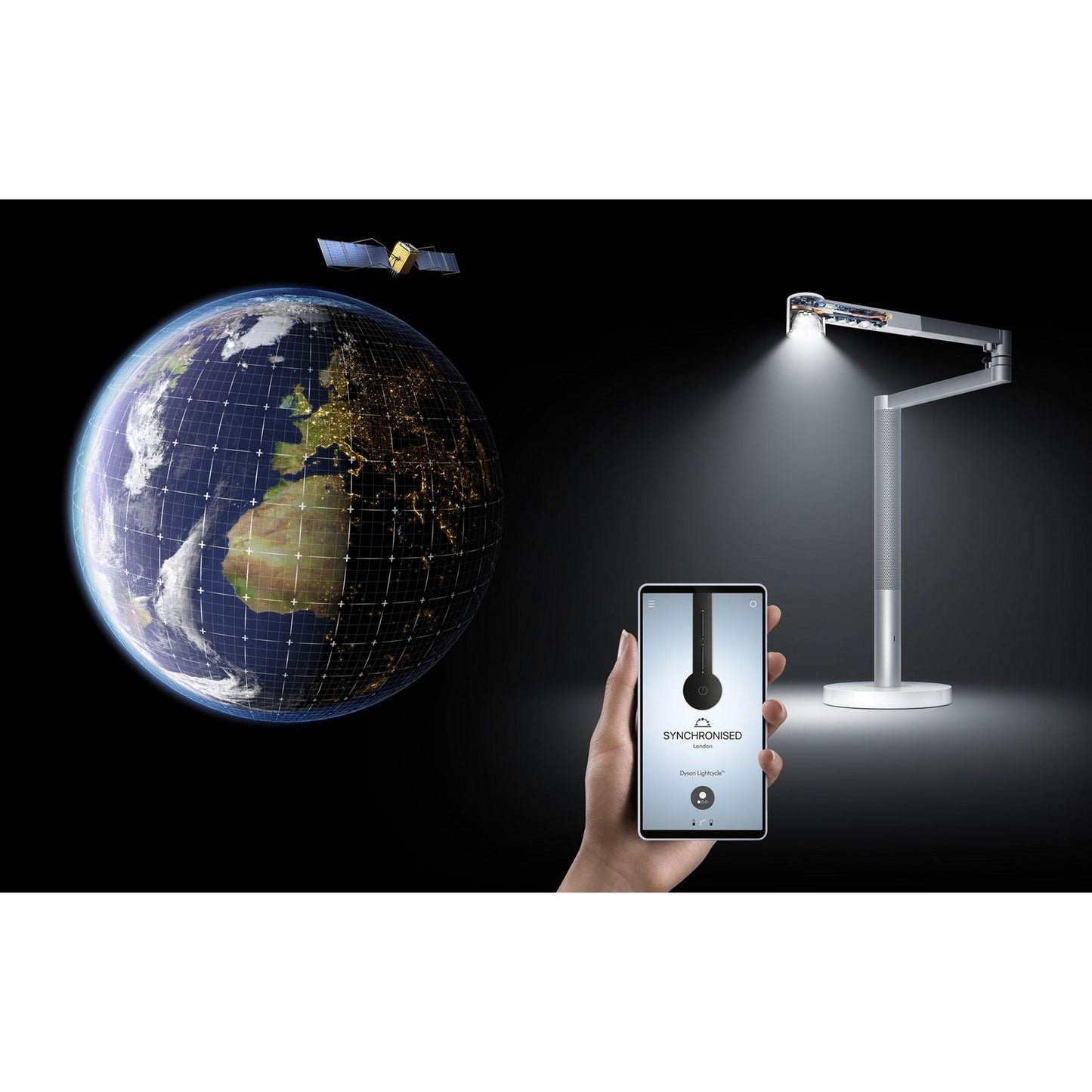 Dyson Solarcycle Morph™ floor light CF06 (White/Silver) - Medaid