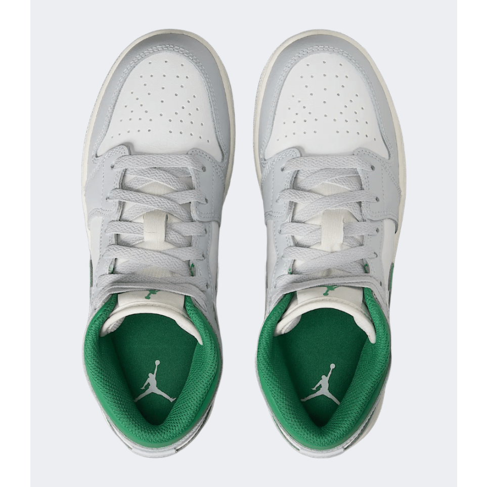 Nike Air Jordan 1 Mid Gs-Boys Lifestyle Shoes Summit White - Medaid
