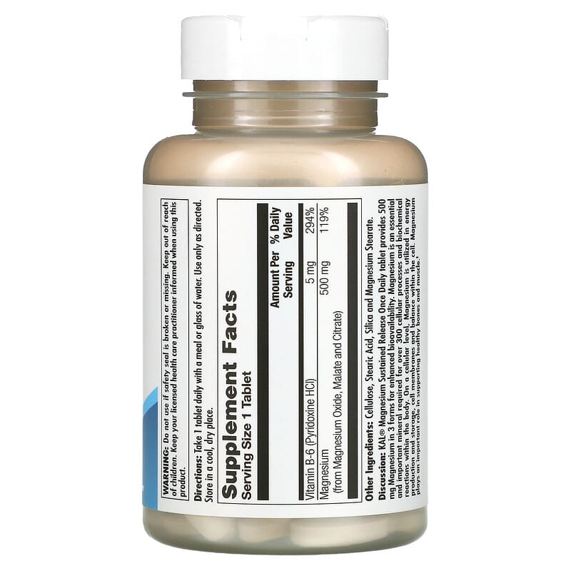KAL, Magnesium Triple Source, 100 Tablets - Medaid