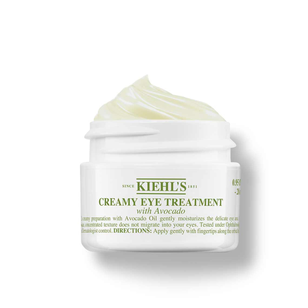 Kiehl's Avocado Eye Treatment, Nourishing and Hydrating Eye Cream, Avocado Oil and Caffeine to Energize and Invigorate Skin, Tired Eyes, 99% Naturally Derived Formula - 0.5 fl oz - Medaid