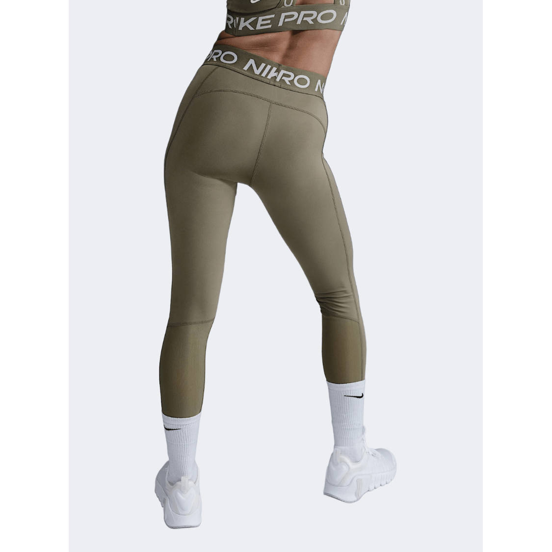 Nike Pro 365 Women Training Tight Light Army/White - Medaid