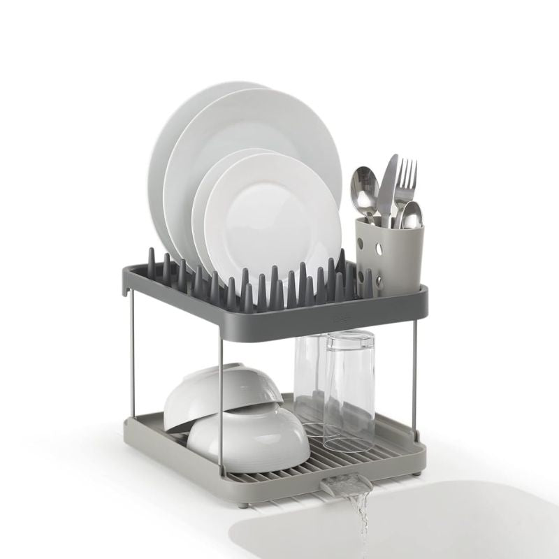 Joseph Joseph Duo 2-Tier Dish Rack - Grey - Medaid