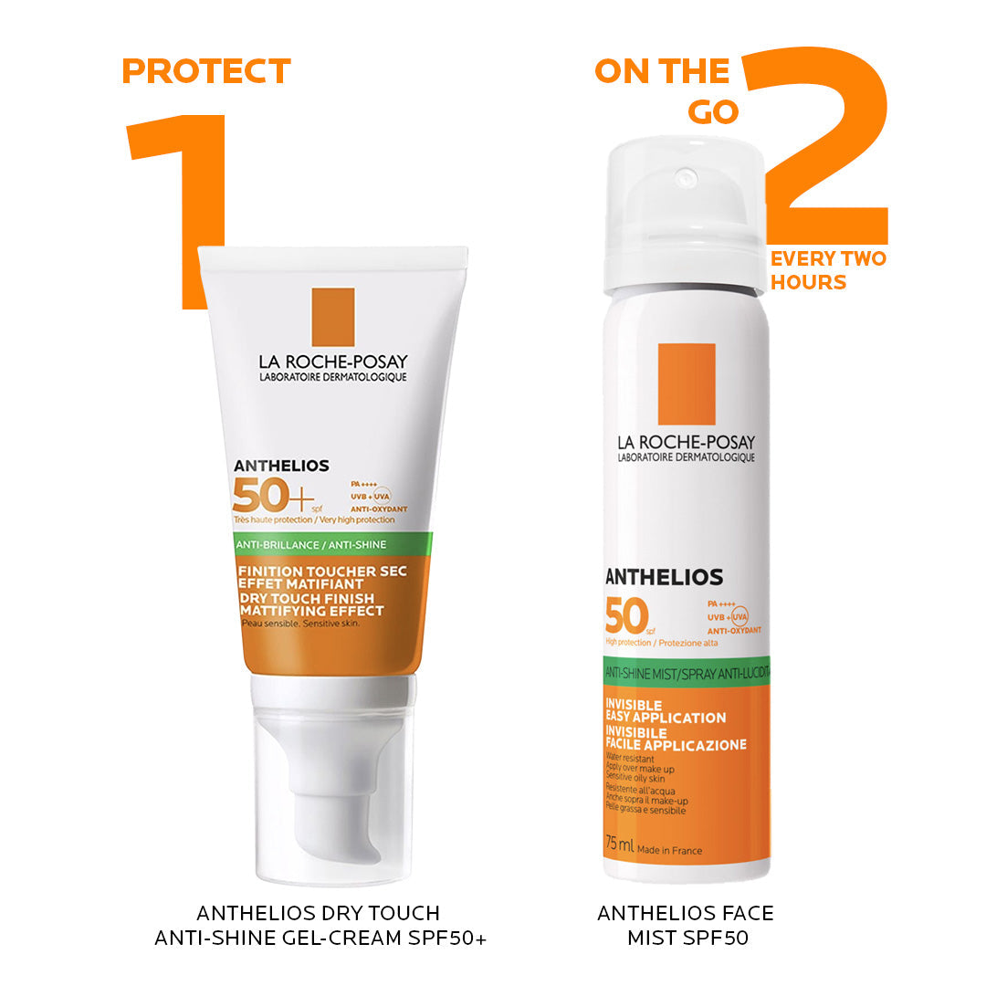 Anthelios UVMUNE 400 Spf 50+ Dry Touch Gel-Cream Anti-Shine 50ML - Medaid - Lebanon