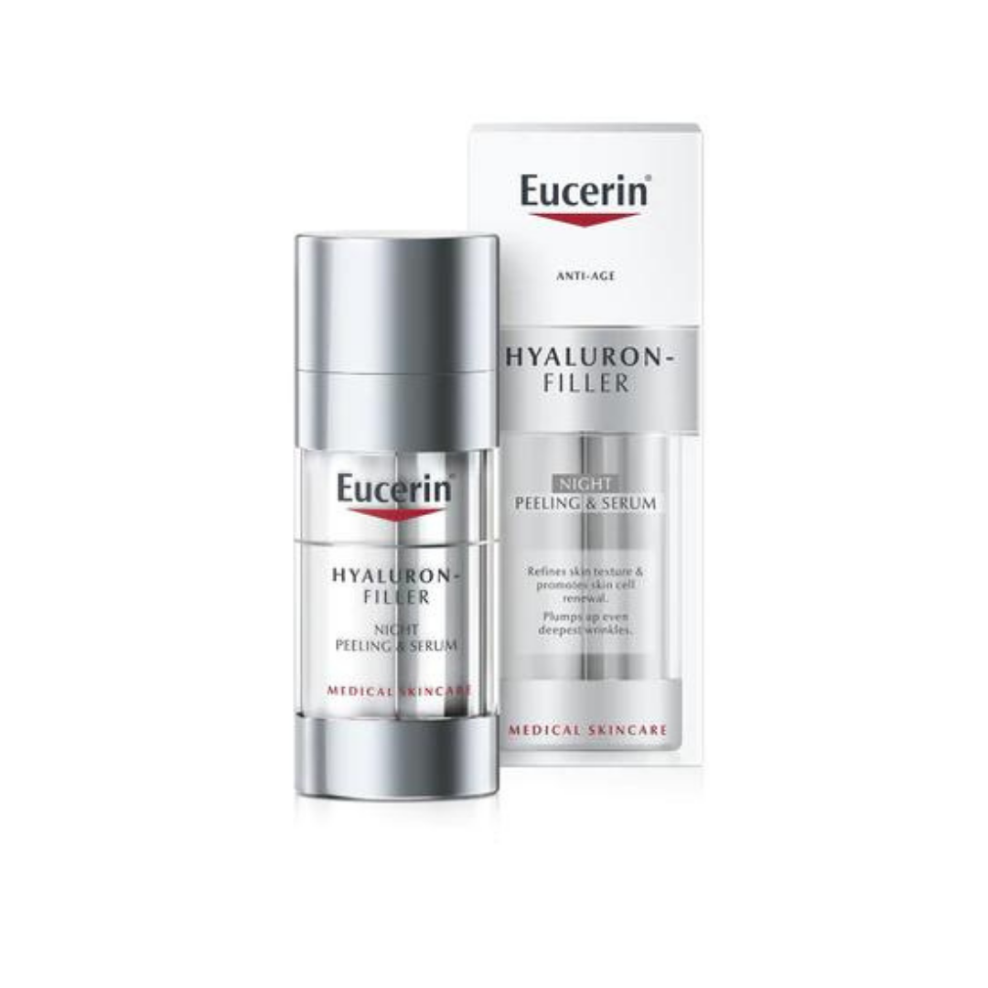 Eucerin Hyaluron-Filler Night Peeling & Serum - Medaid - Lebanon
