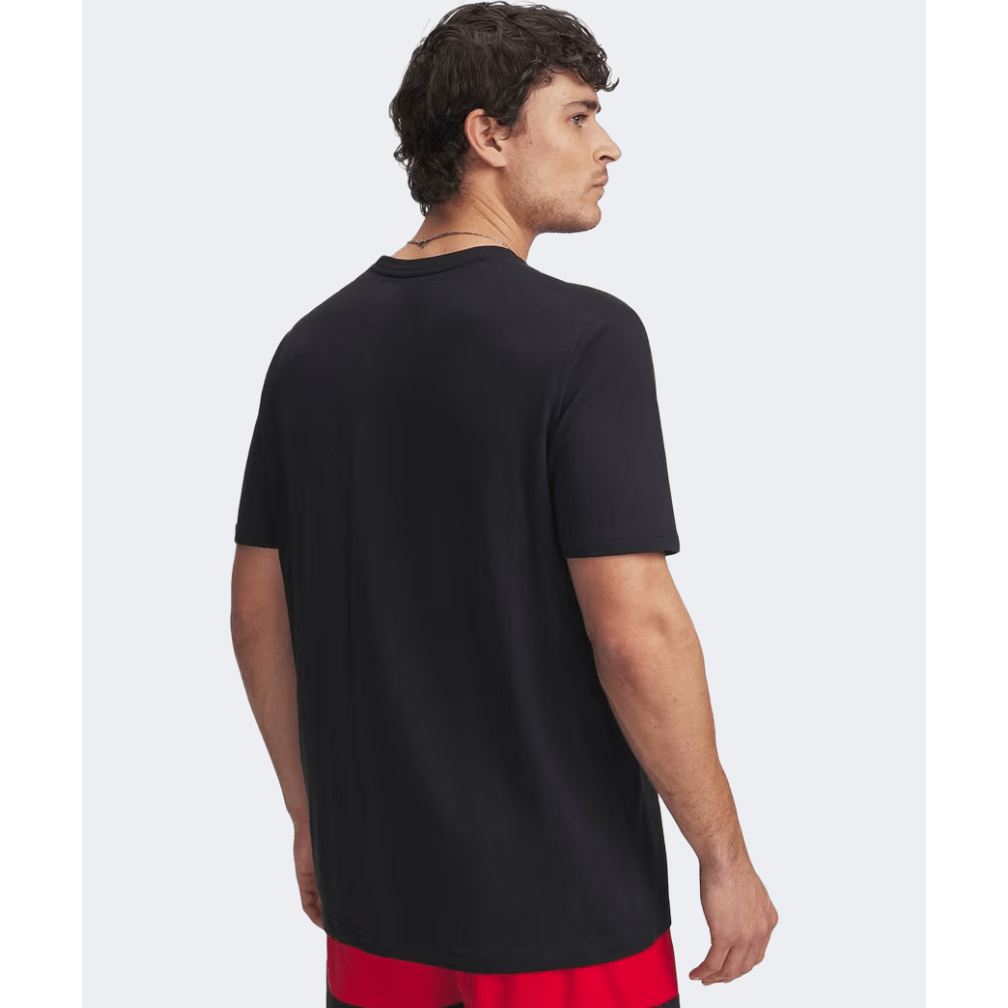 Under Armour 60/40S Hoops Net Men Basketball T-Shirt Black/White - Medaid