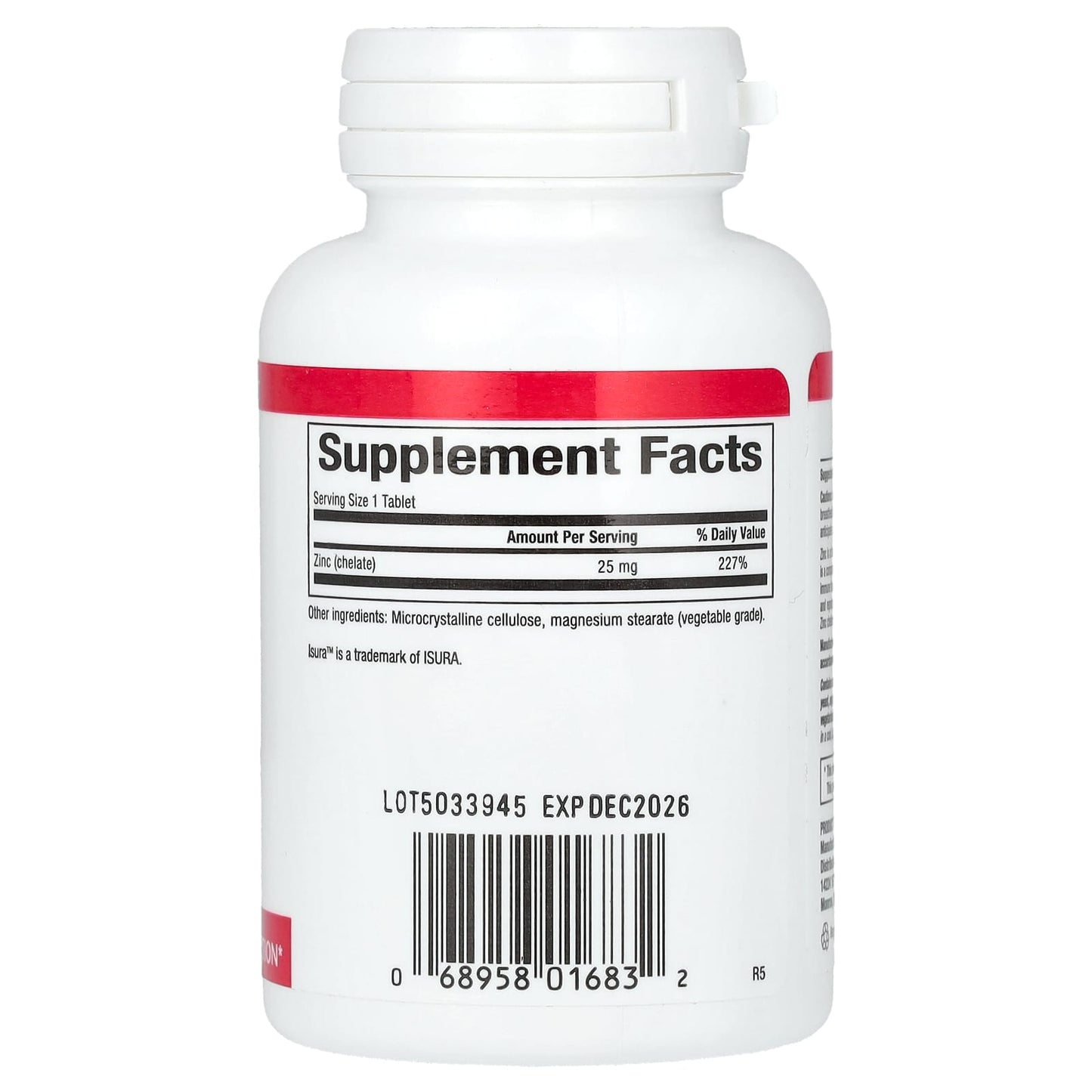 Natural Factors, Zinc Chelate, 25 mg, 90 Tablets - Medaid