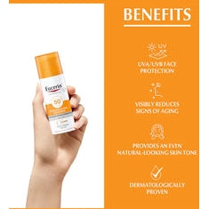 Eucerin Even Pigment Perfector Sun Fluid SPF 50+ Tinted Medium - Medaid - Lebanon